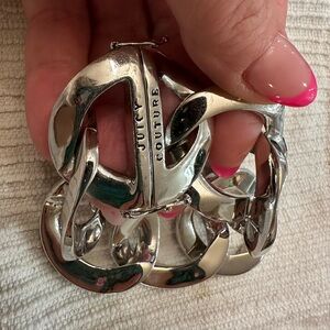 Juicy Coulture chunky silver links bracelet
